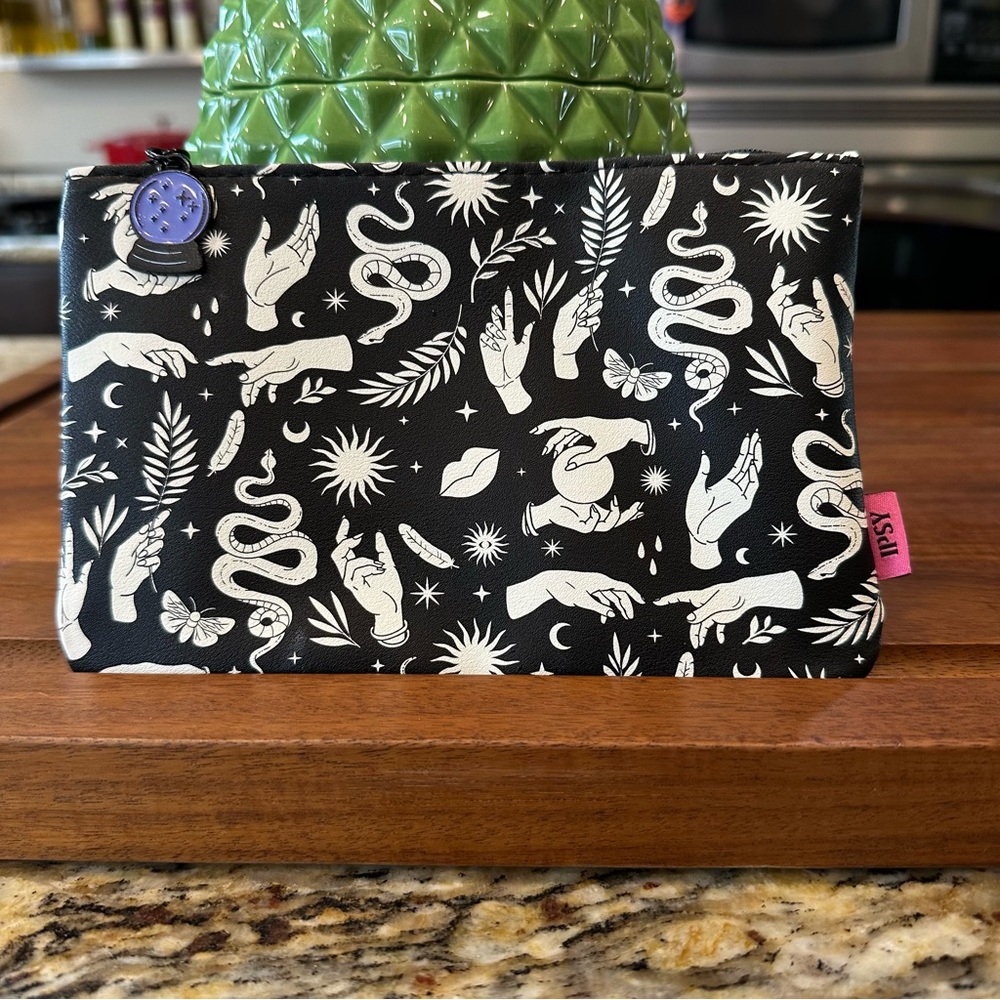 Mystical Black and White Clutch